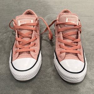 Pink Canvas Converse Low Top Sneakers
